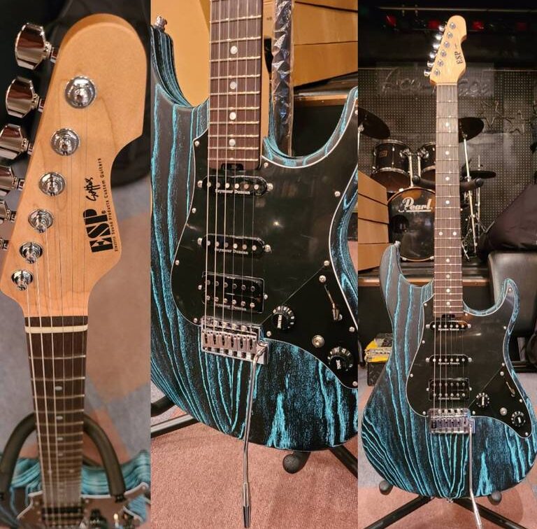 ESP /SNAAPPER-AS/HR DriftWood/Black with Blue Filler画像