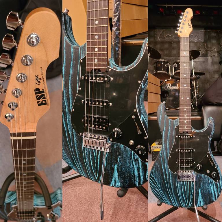 ESP /SNAAPPER-AS/HR DriftWood/Black with Blue Filler画像